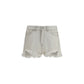 Rick Owens Beige Cotton Bermuda Shorts