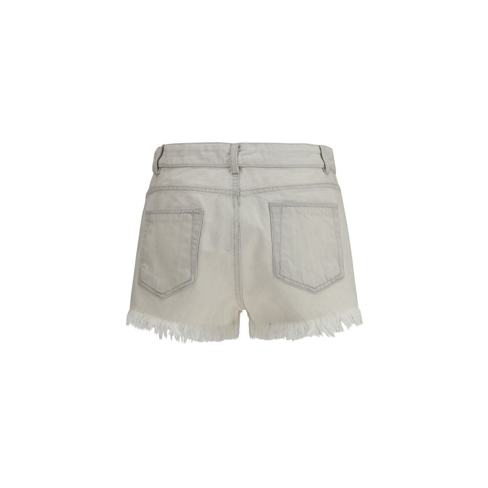 Rick Owens Beige Cotton Bermuda Shorts