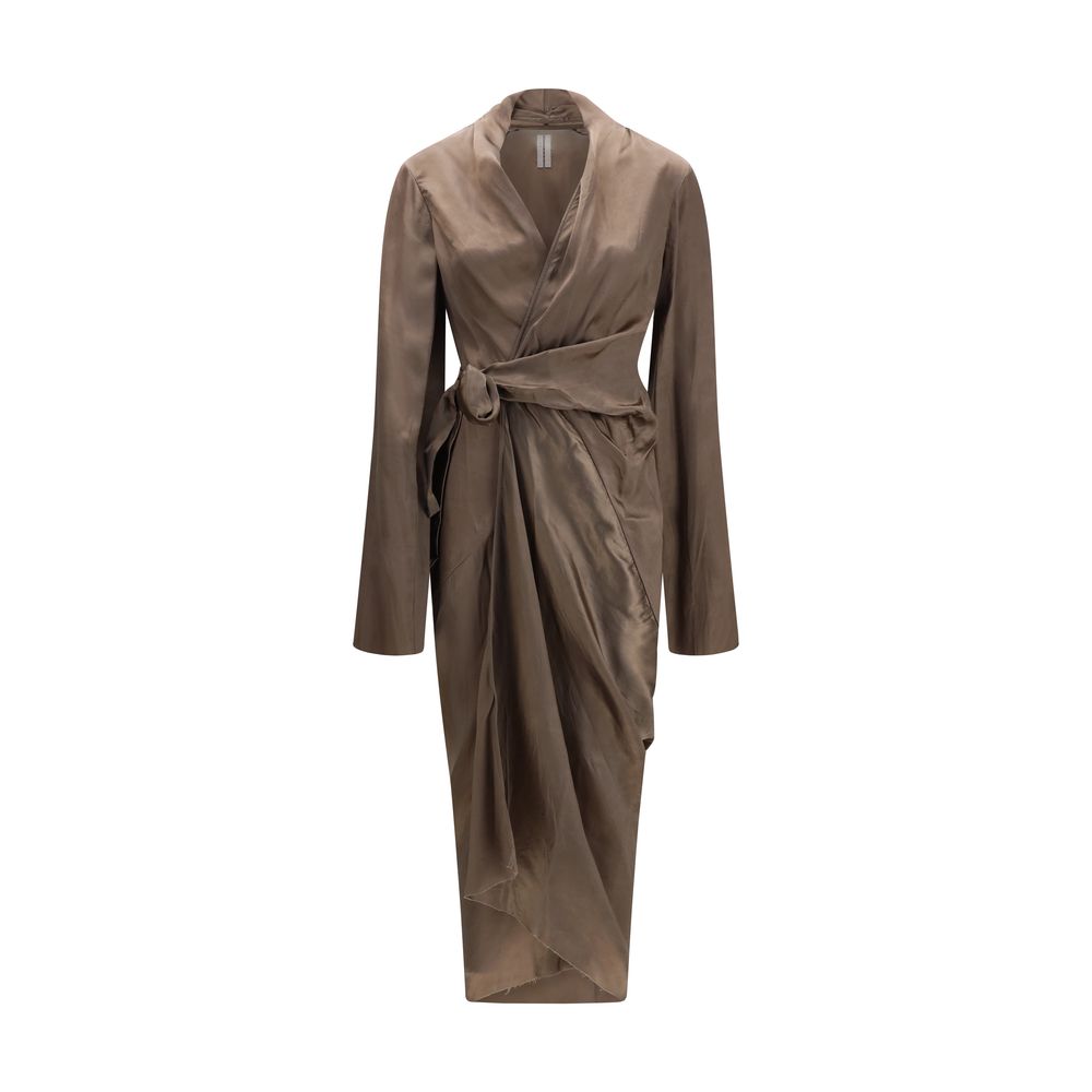 Rick Owens Brown Copper Casual Dress