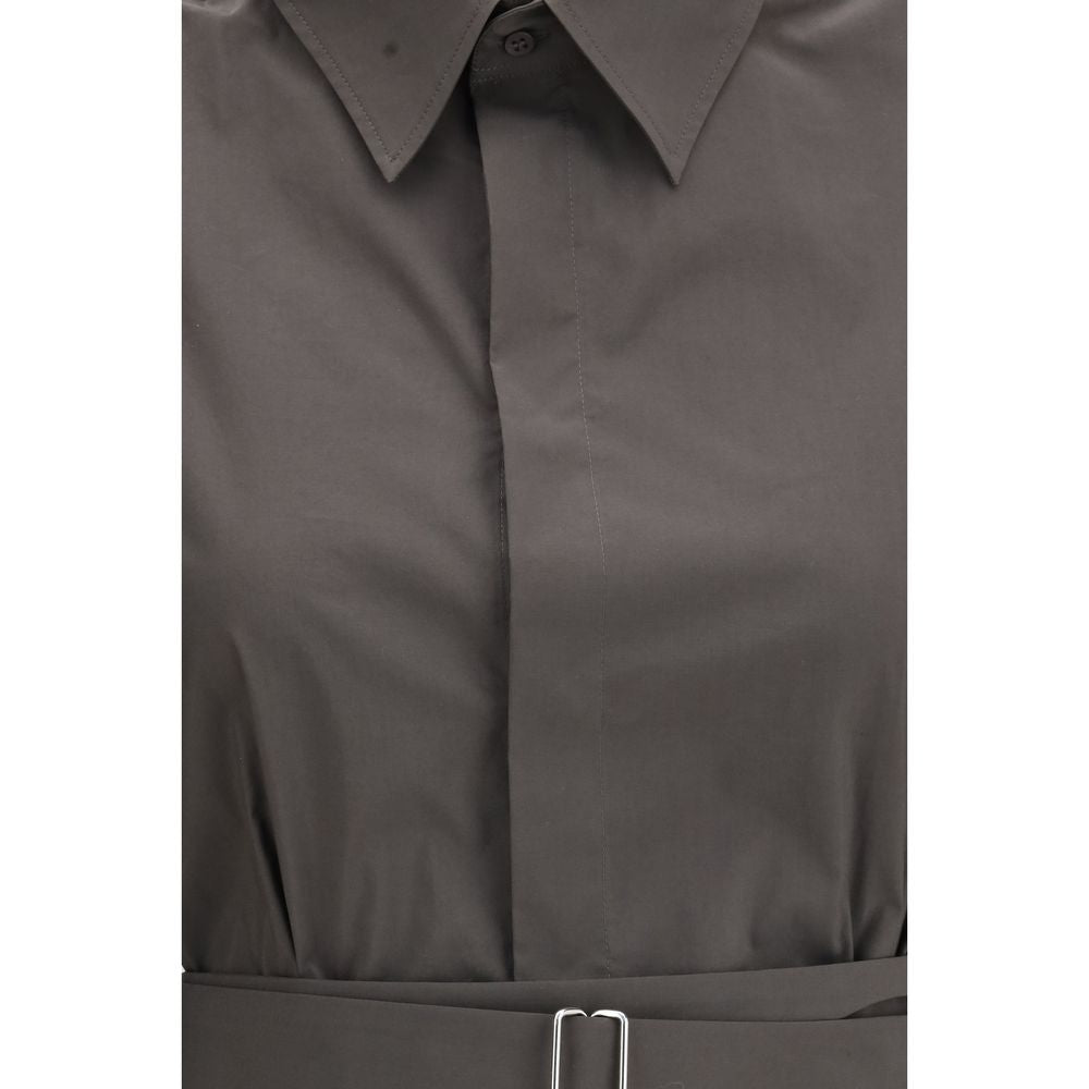 SA SU PHI Gray Cotton Bermuda Shorts