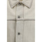 Rick Owens White Cotton Denim Jacket