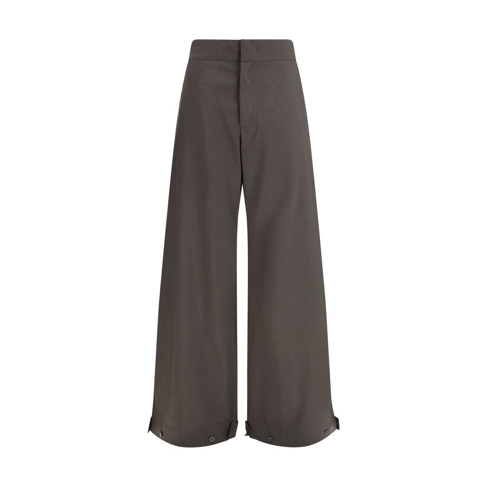 SA SU PHI Gray Cotton Casual Pants