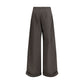 SA SU PHI Gray Cotton Casual Pants