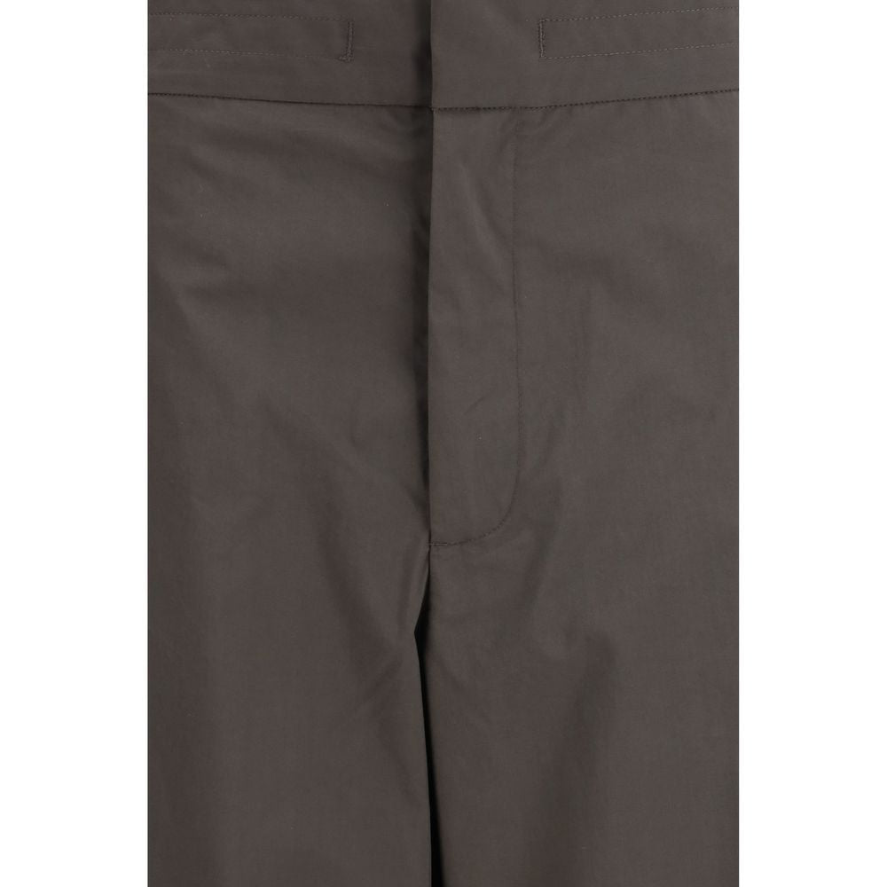 SA SU PHI Gray Cotton Casual Pants