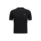 Prada Black Cotton T-Shirt