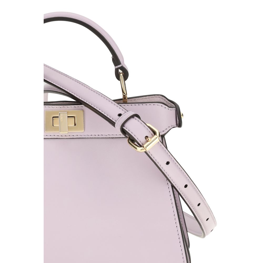 Fendi Purple Calf Leather Bos Taurus Shoulder Bag