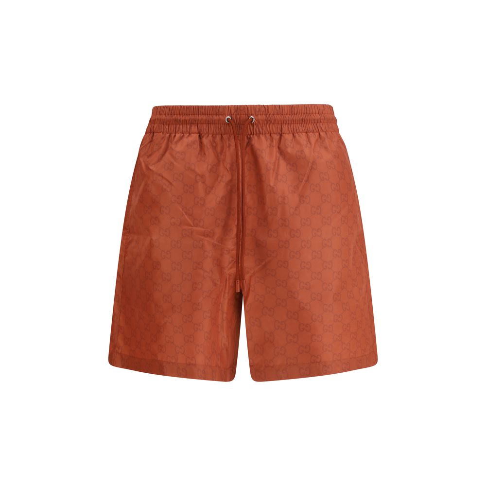 Gucci Orange Polyester Shorts