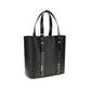 Valentino Garavani Black Calf Leather Bos Taurus Shoulder Bag