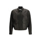 Saint Laurent Black Lamb Ovis Aries Aries Leather Jacket