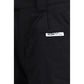 GCDS Black Cotton Bermuda Shorts
