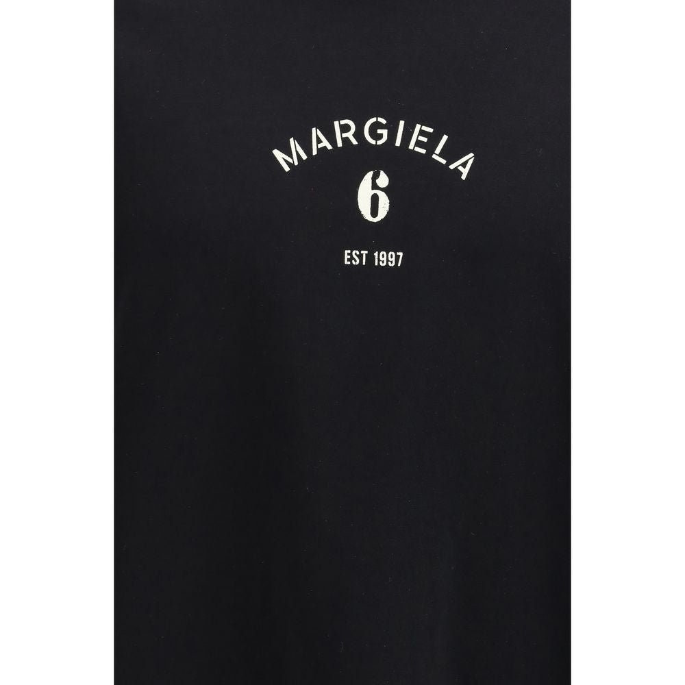 MM6 Black Cotton T-Shirt