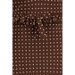 Alessandra Rich Brown Silk Casual Dress