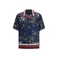 Dolce & Gabbana Blue Silk Pattern Shirt