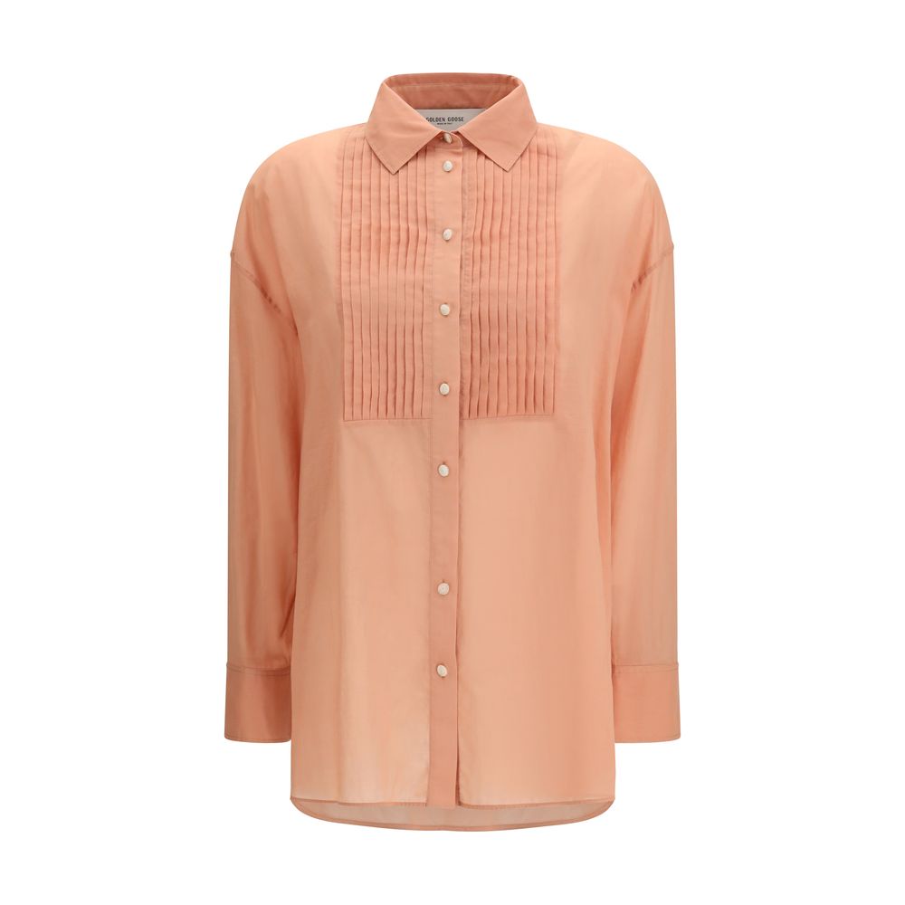 Golden Goose Brown Cotton Shirt