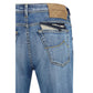 Jacob Cohen Blue Cotton Cropped Jeans
