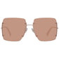 Max Mara Rose Gold Metal Sunglasses