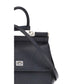 Dolce & Gabbana Black Calf Leather Bos Taurus Handbag