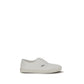 Prada White Cotton Low Top Sneakers