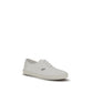 Prada White Cotton Low Top Sneakers
