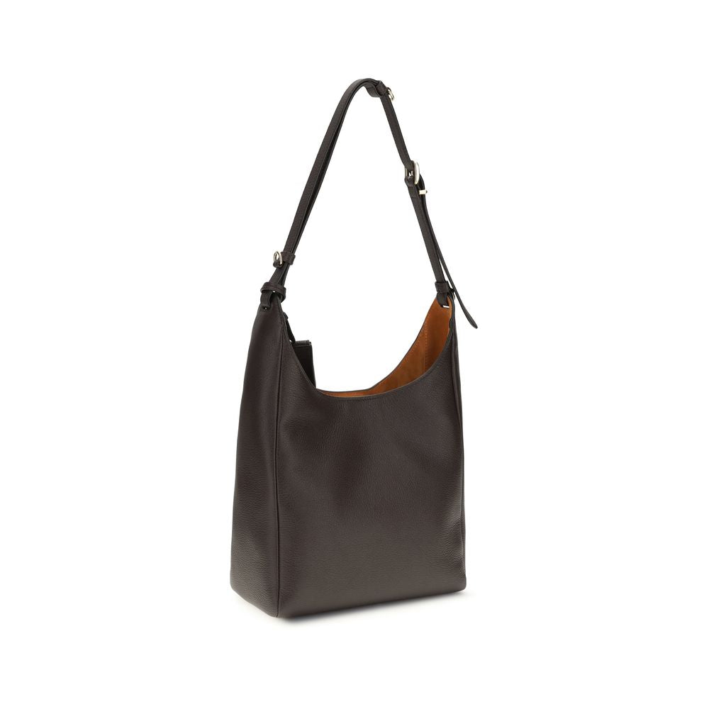 Miu Miu Brown Calf Leather Bos Taurus Shoulder Bag