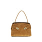 Ferragamo Beige Goatskin Shoulder Bag