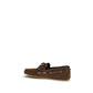 Gucci Brown Calf Leather Bos Taurus Slip-On Loafers