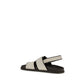 Dolce & Gabbana Beige Cotton Flat Sandals