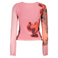 Desigual Rosa Viscosa Women T-Shirt