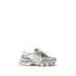 Dolce & Gabbana Gray Calf Leather Bos Taurus Athletic Sneakers