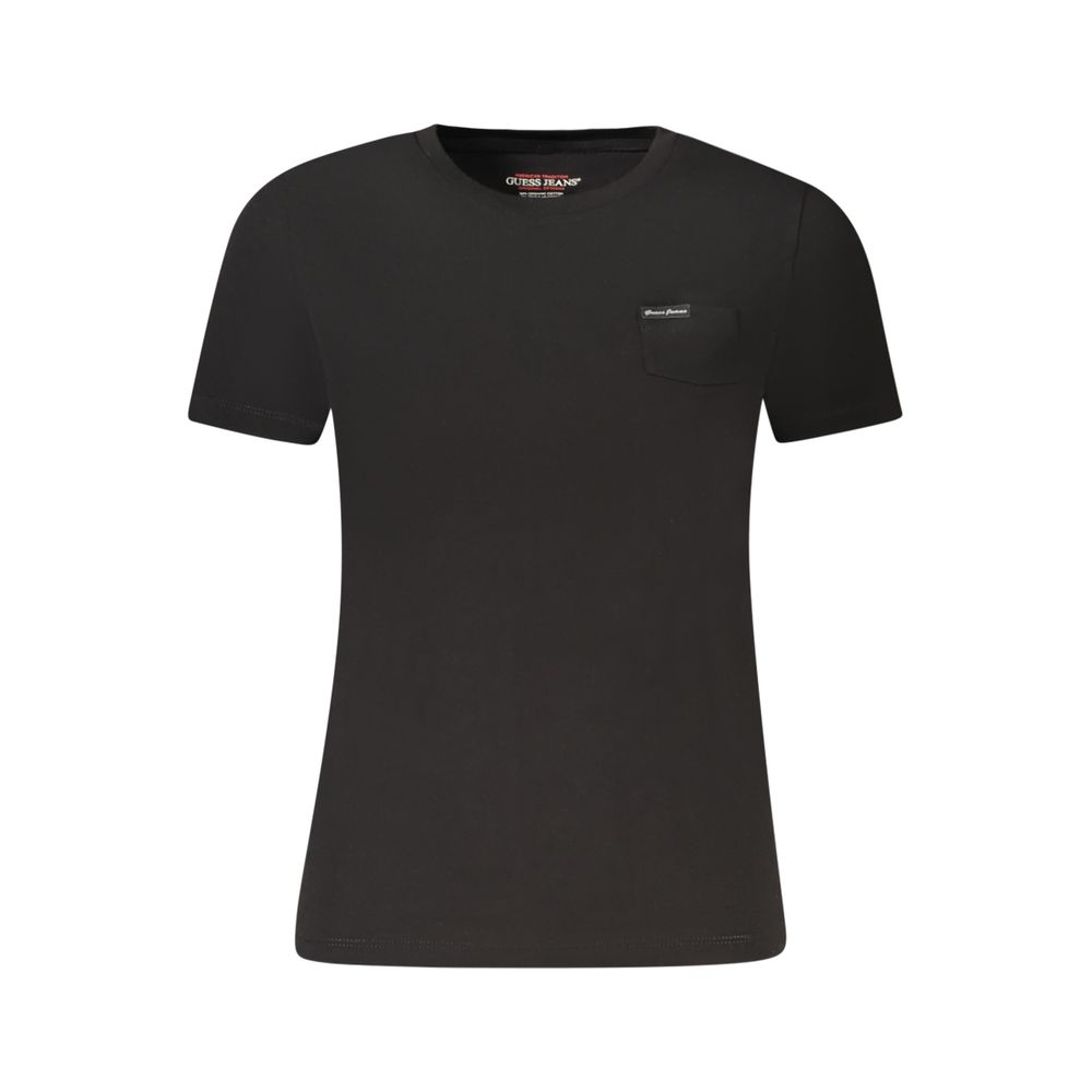 Guess Jeans Black Cotton Women's T-Shirt