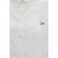 Maison Kitsuné White Cotton Blouse