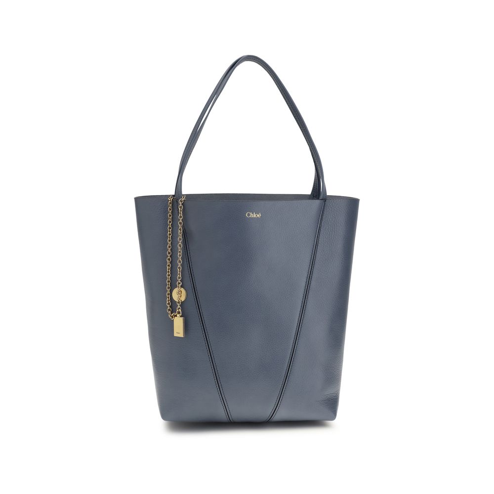 Chloé Blue Calf Leather Bos Taurus Shoulder Bag