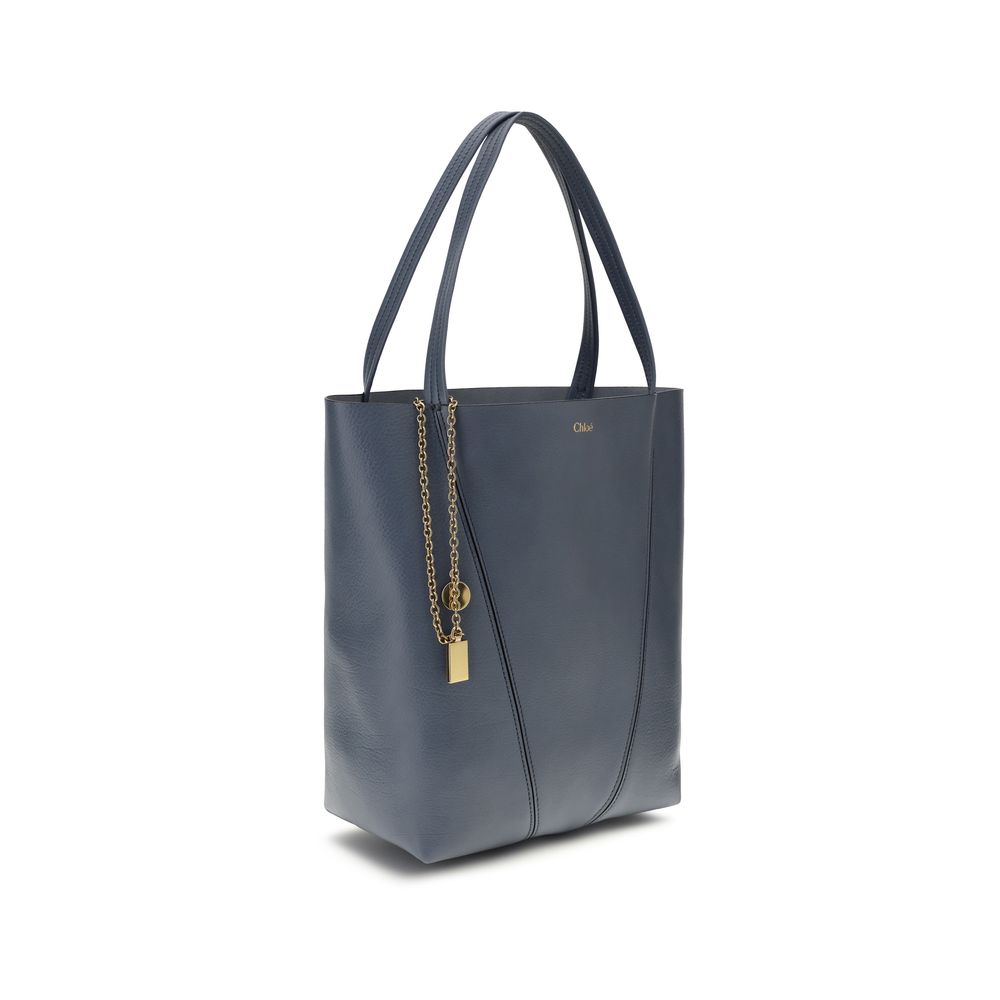 Chloé Blue Calf Leather Bos Taurus Shoulder Bag