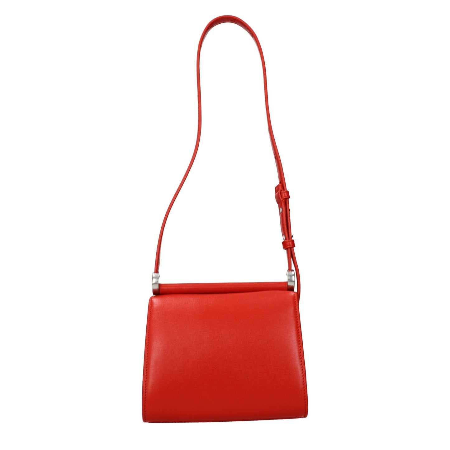Jil Sander Red Leather Shoulder Bag