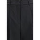 Max Mara Black Polyester Pants