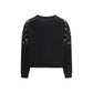 Max Mara Black Polyester Sweatshirt