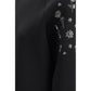 Max Mara Black Polyester Sweatshirt