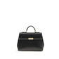 Dolce & Gabbana Black Calf Leather Bos Taurus Shoulder Bag