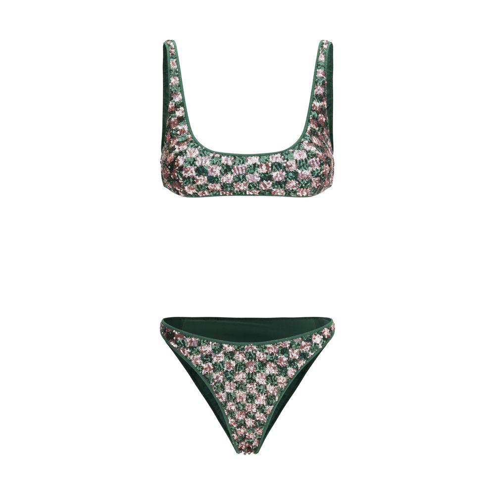 Oséree Multicolor Polyester Bikini