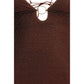 Oséree Brown Polyamide Casual Dress