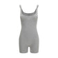 Marine Serre Gray Cotton Jumpsuit