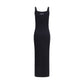 Marine Serre Black Cotton Casual Dress