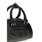 Diesel Black Calf Leather Bos Taurus Handbag