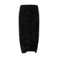 Valentino Black Viscose Long Skirt