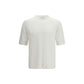 Lardini White Linen T-Shirt