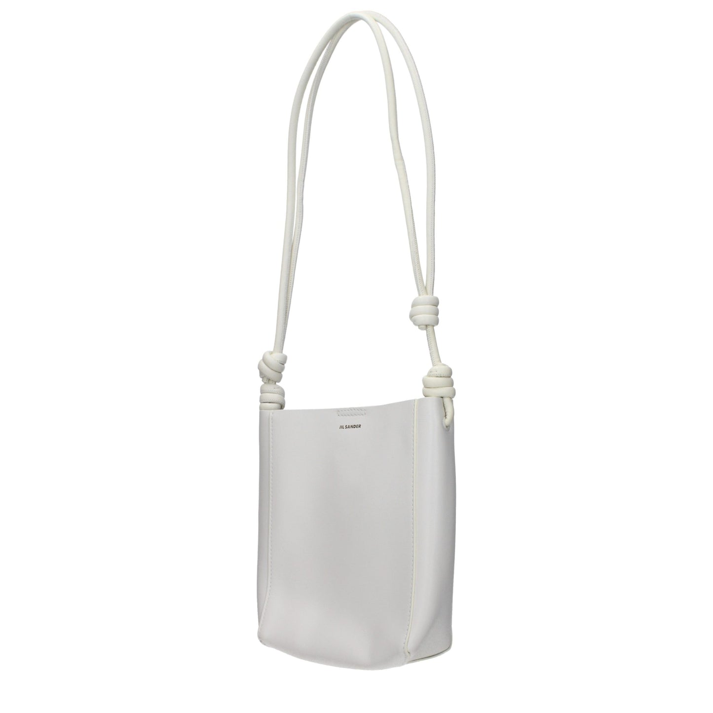 Jil Sander Beige Leather Shoulder Bag