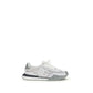 Dolce & Gabbana Gray Calf Leather Bos Taurus Athletic Sneakers