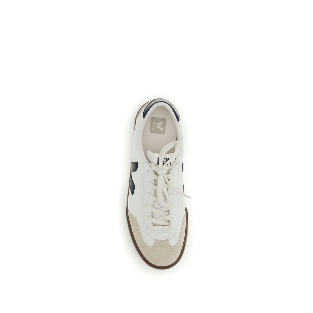 Veja White Calf Leather Bos Taurus Athletic Sneakers