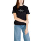 Calvin Klein Jeans Black Cotton T-Shirt