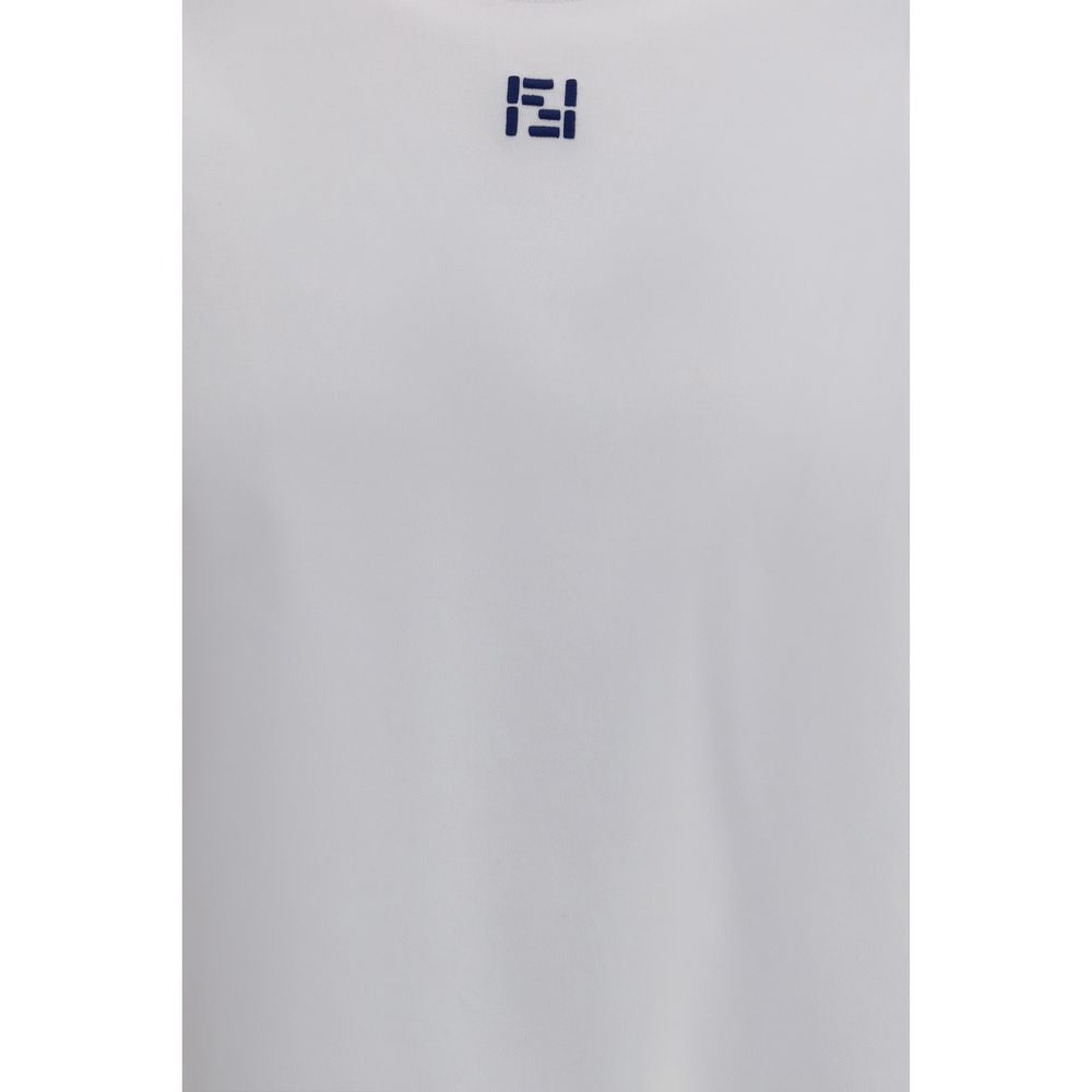 Fendi White Cotton T-Shirt